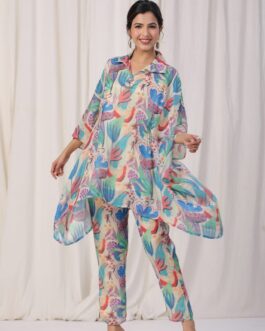 Pure Chinon Kaftan Coord-Set