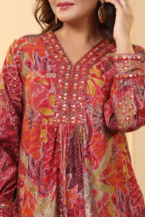 Beautiful Muslin Kurti set - Image 3