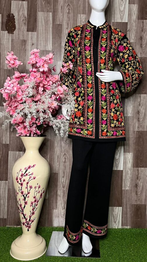 Kashmiri Woolen Coord Set