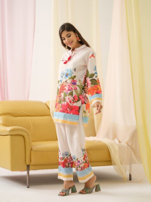 Digital Print Cotton Coord Set - Image 4