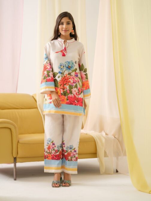 Digital Print Cotton Coord Set