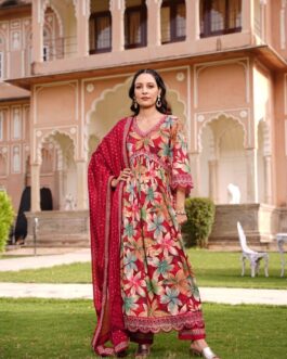 Beautiful Designer Pure Muslin Kurti