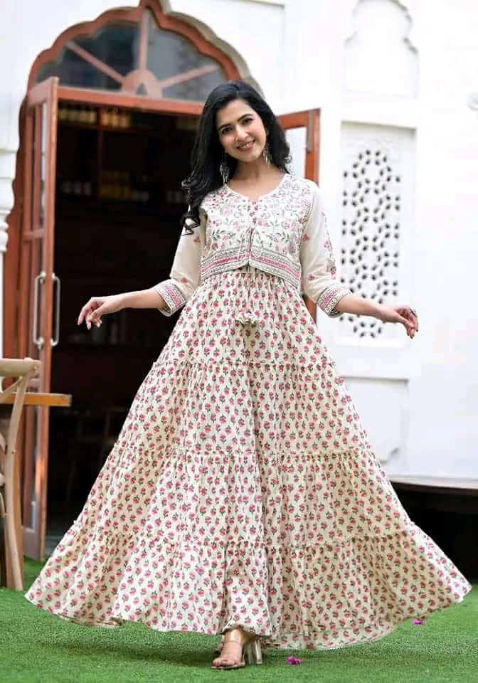 Beautiful Cotton Anarkali