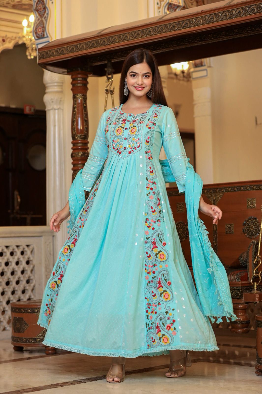 Two Piece Designer Anarkali Kurti