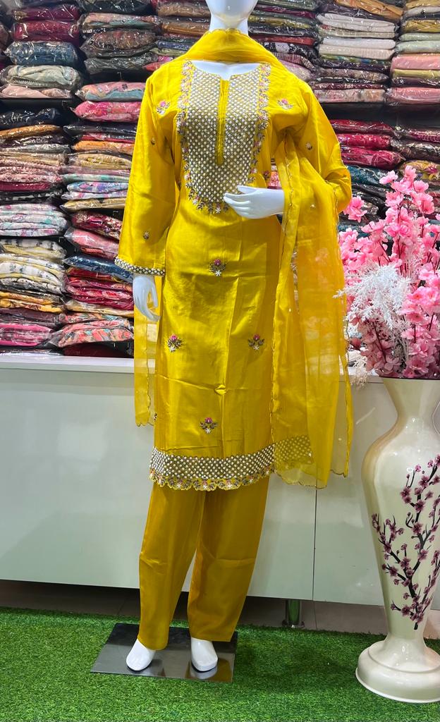 Beautiful Silk Suit Set