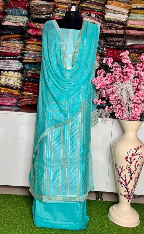 Beautiful Chandheri Suit - Image 2