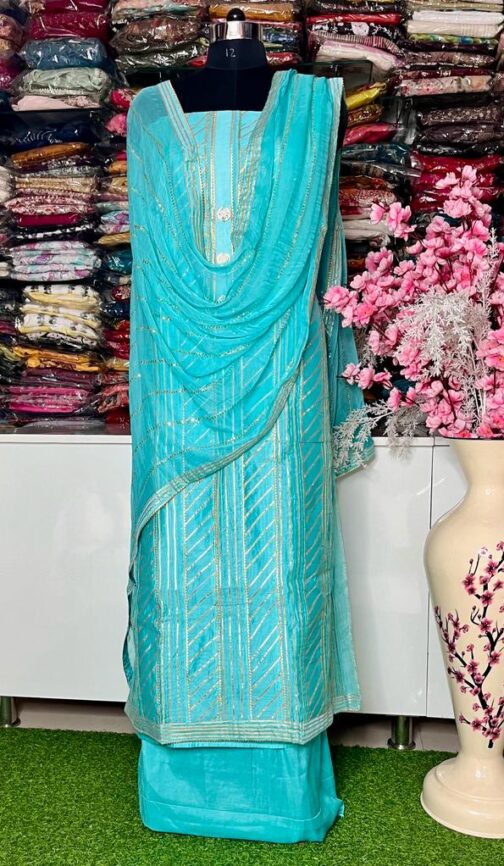 Beautiful Chandheri Suit - Image 5