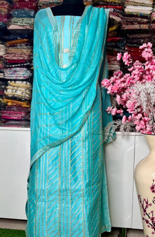 Beautiful Chandheri Suit - Image 6