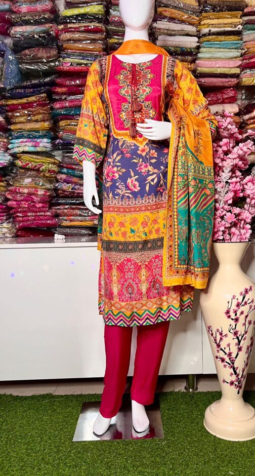Beautiful Muslin Suit Set