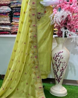 Beautiful Chanderi  Suit