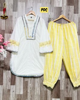 Pure Cotton Designer Co-ord Set