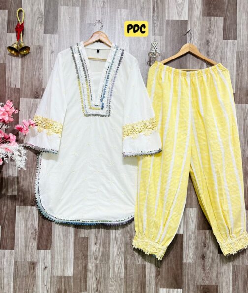 Pure Cotton Designer Co-ord Set