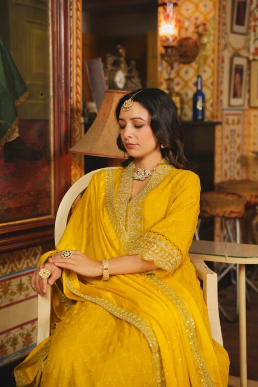 Beautiful Pure Georgette Anarkali Set - Image 4