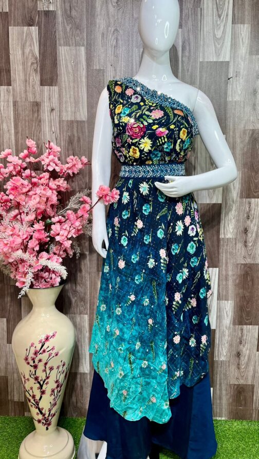Designer Two Piece Dress