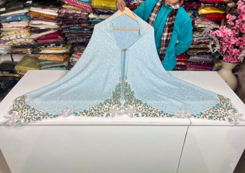 Designer Woolen Cape - Image 3