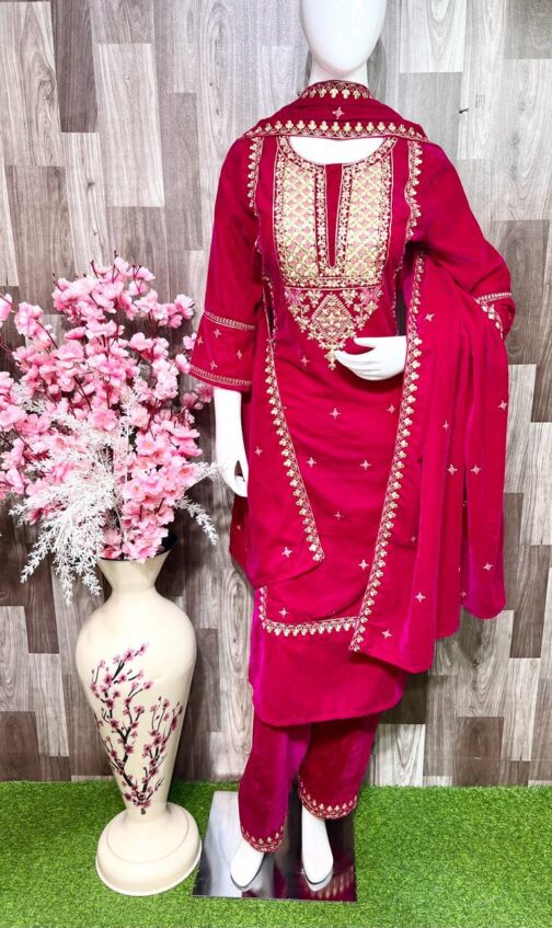 Beautiful Heavy Velvet Pakistani Suit