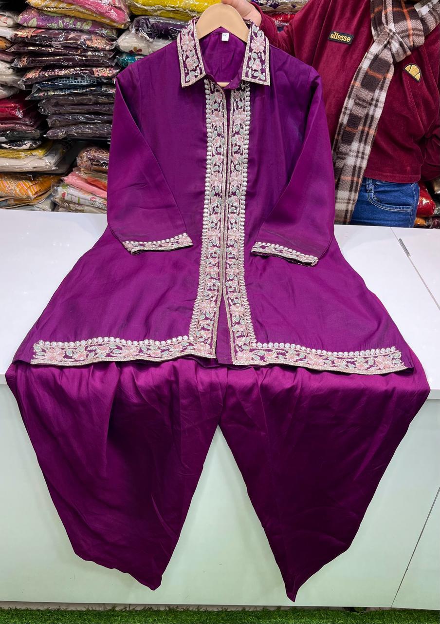 Beautiful Coord Set With Dhoti