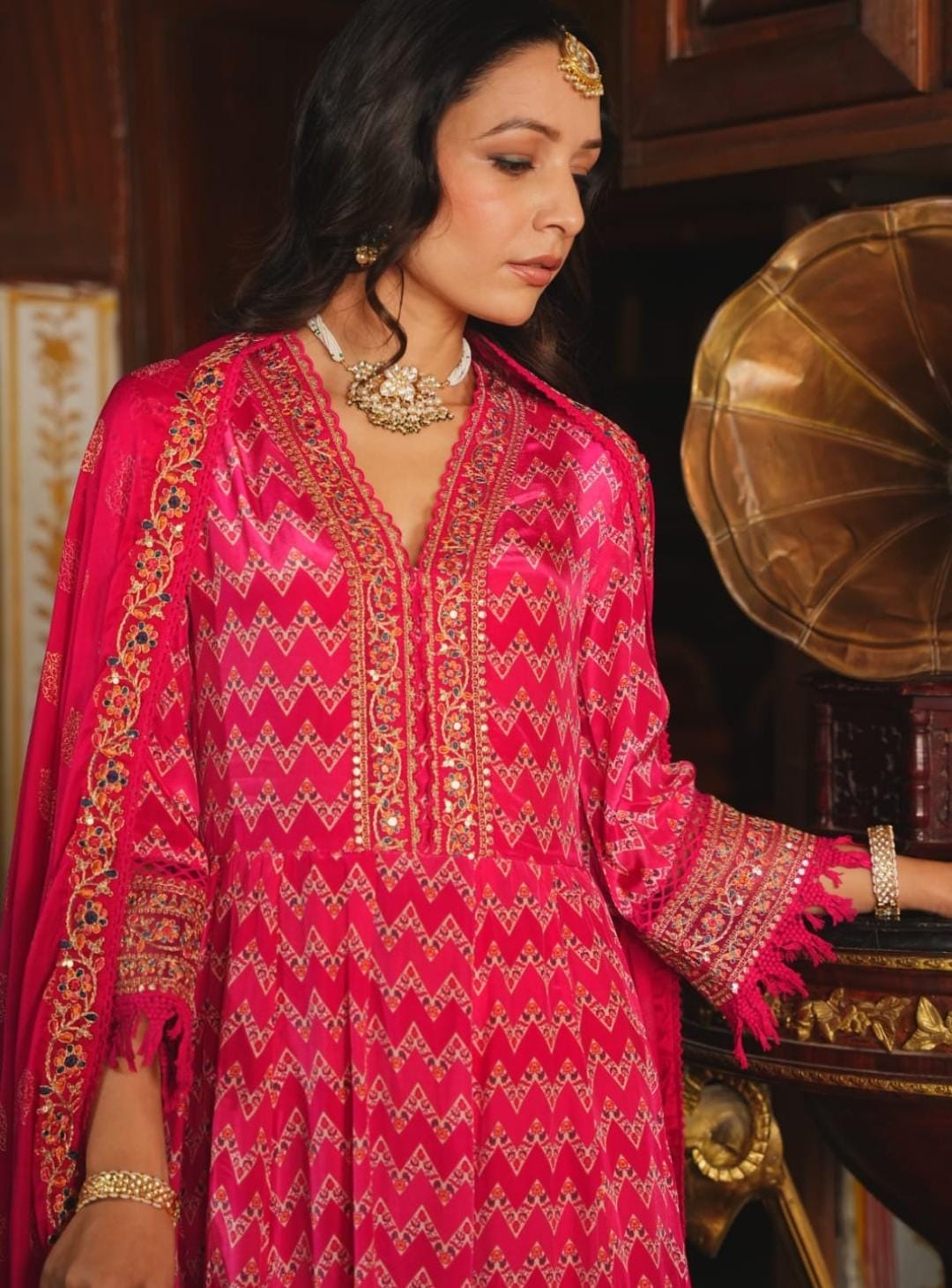 Beautiful Flair Anarkali Kurti Set - Image 4