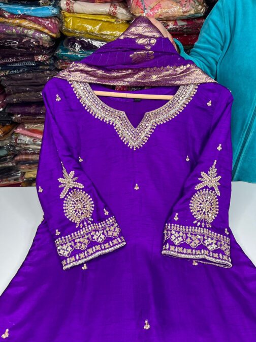 Beautiful Silk Suit Set - Image 2