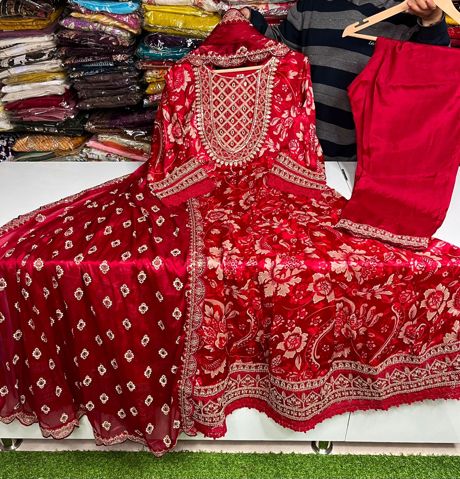 Designer Anarkali Kurti Set