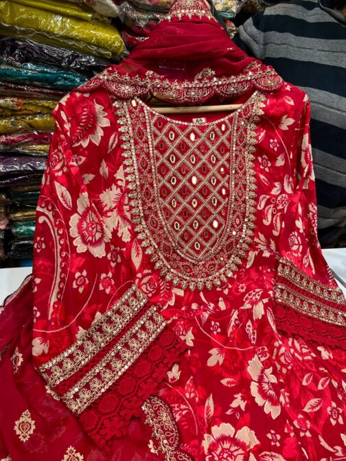 Designer Anarkali Kurti Set - Image 2