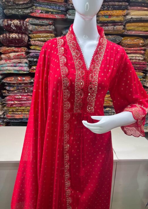 Beautiful Muslin Kurti Set - Image 4