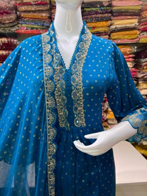 Beautiful Muslin Kurti Set - Image 4