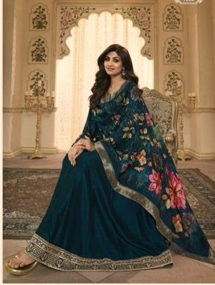 Beautiful Anarkali Gown With Embroidery - Image 2