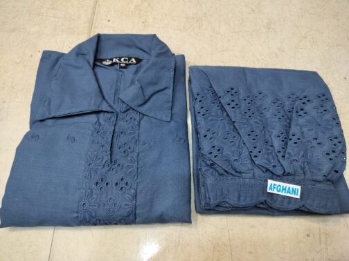 Chikankari Afghani Salwar Kurti Coord Set - Image 2