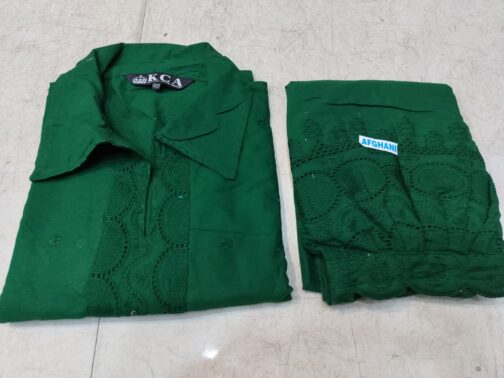 Chikankari Afghani Salwar Kurti Coord Set - Image 3