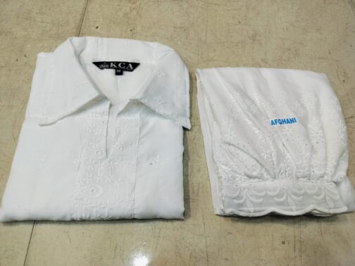 Chikankari Afghani Salwar Kurti Coord  Set - Image 4