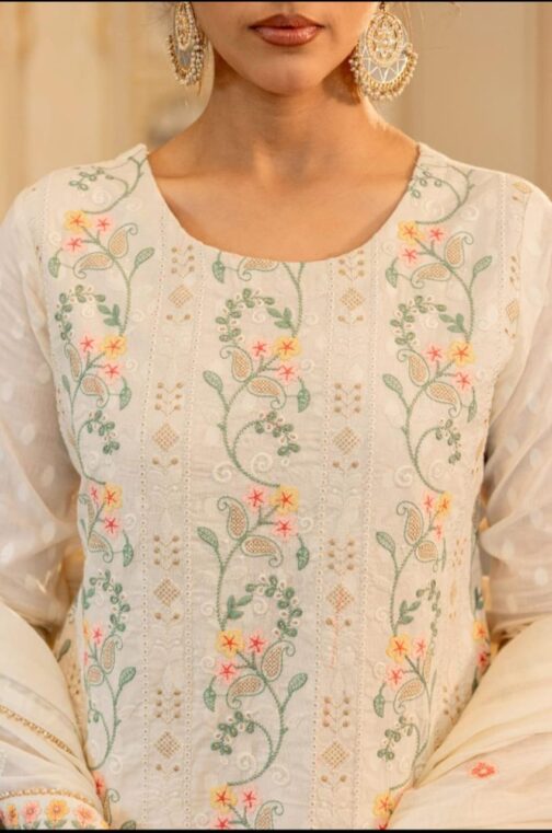 Beautiful Cotton Sharara Suit - Image 10