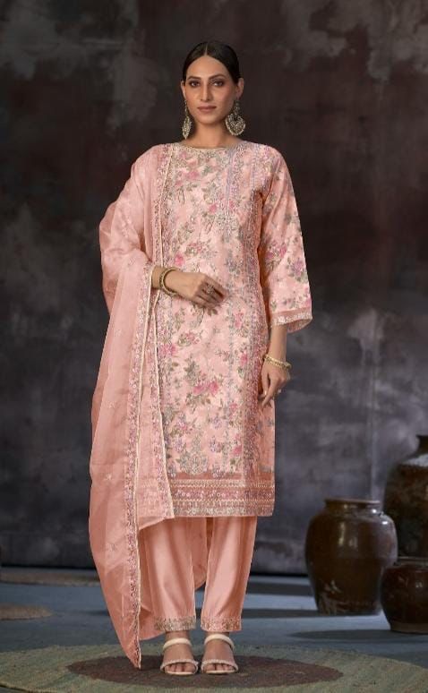 Pure Organza Pakistani Suit