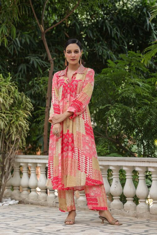 Two Piece Coord Suit Set - Image 2