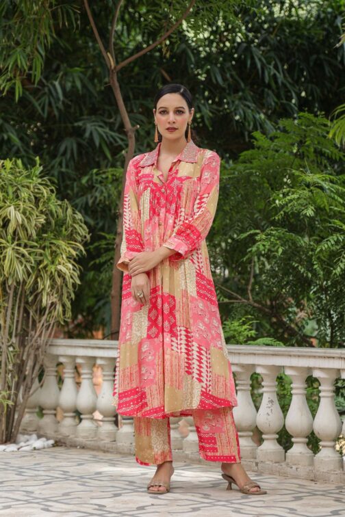 Two Piece Coord Suit Set - Image 3