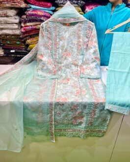 Pure Organza Pakistani Suit