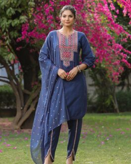 Beautiful Three Piece Set With Dhoti