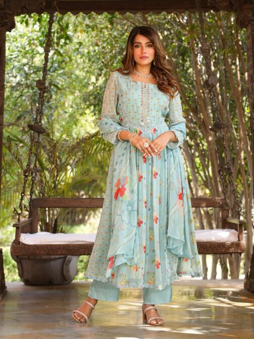 Arina- Designer Pure Chiffon Suit Set