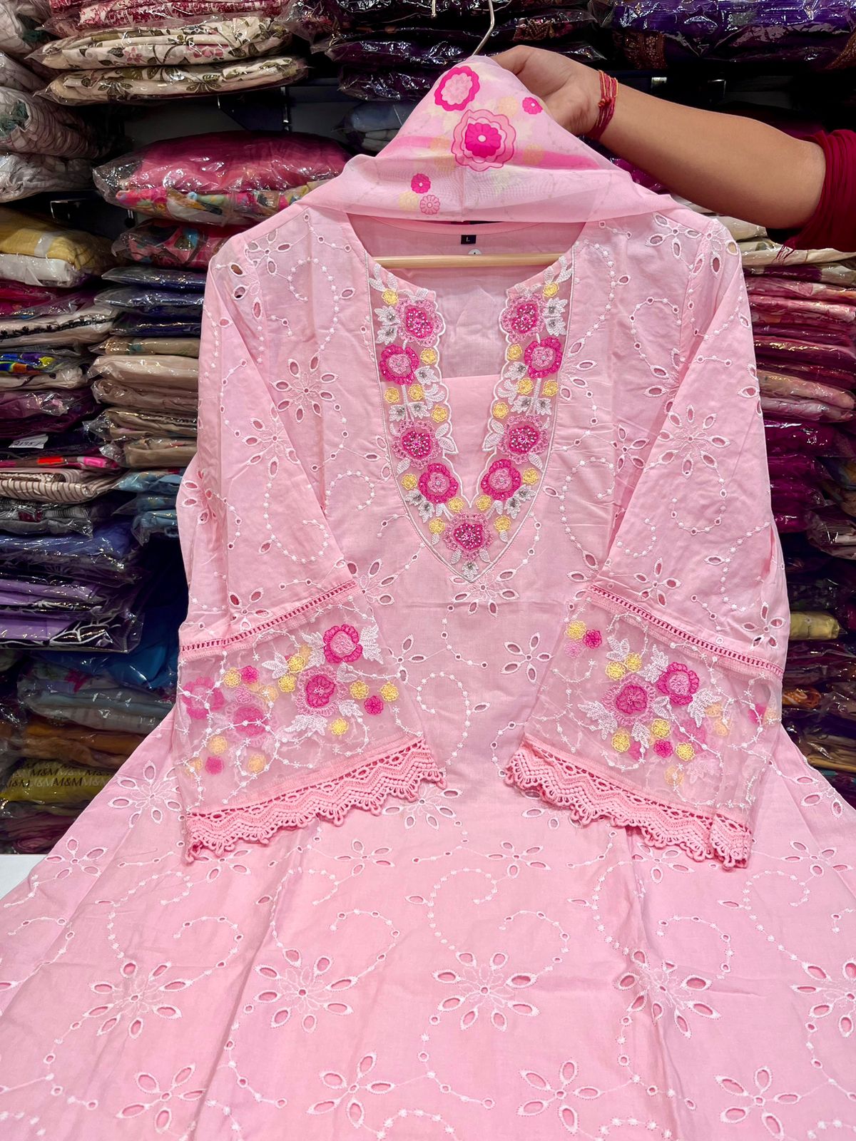 Geet-Baby Pink Suit Set