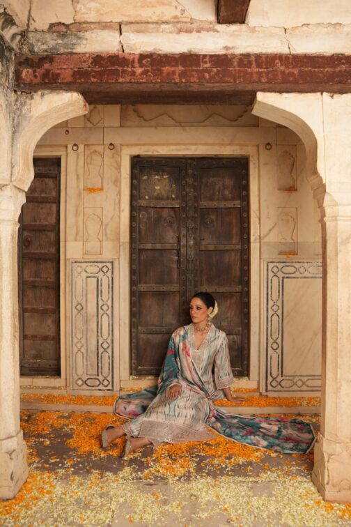 Nagma- Pure Muslin Pakistani Suit - Image 5