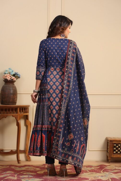 Mili-Beautiful Pure Cotton Anarkali Set
