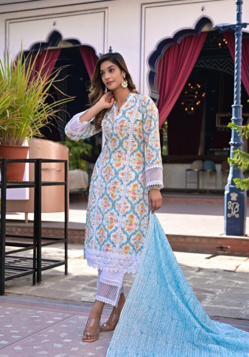 Taara- Pure Cotton Pakistani Suit Set