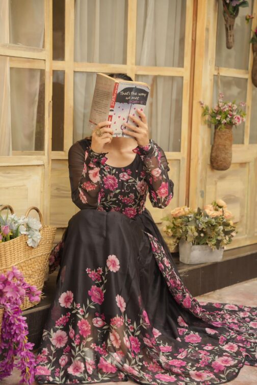 Designer Anarkali 3 piece set