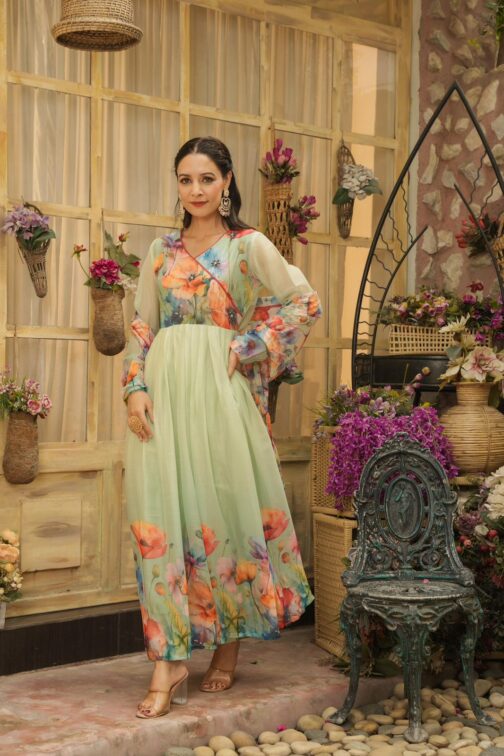 Designer Anarkali 3 piece set
