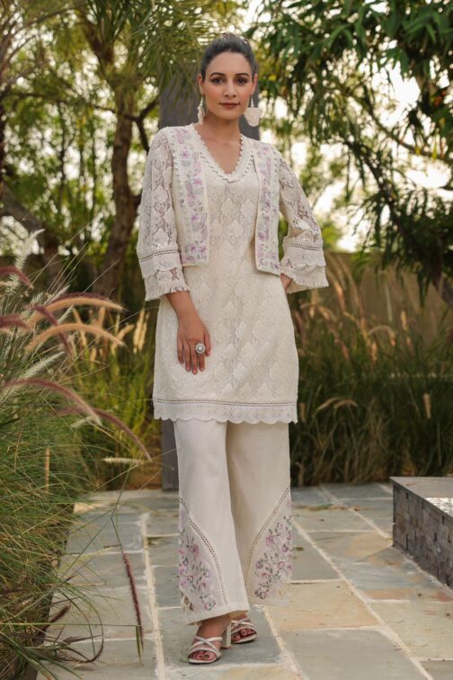 Designer Crocia Coord Set