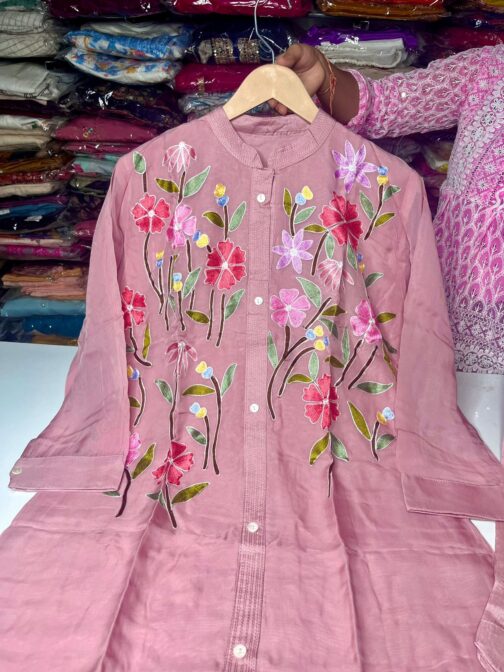 Pure Organza Embroidered Coord Set