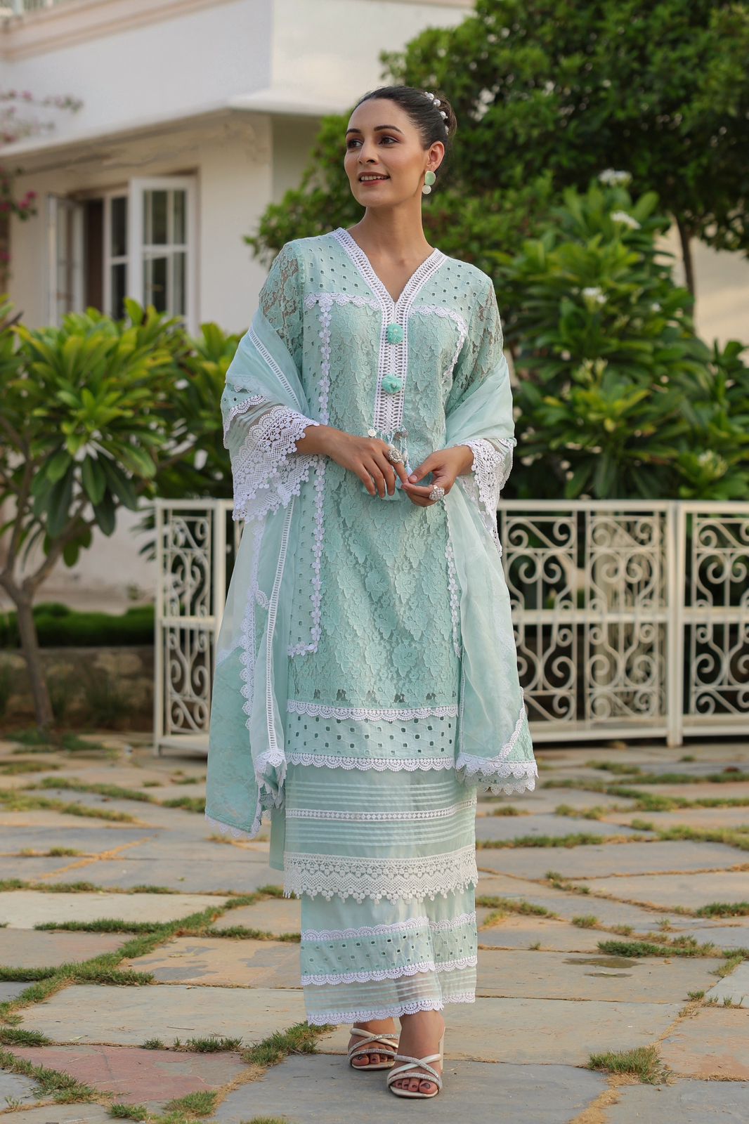 Pure Cotton Designer Pakistani Suit