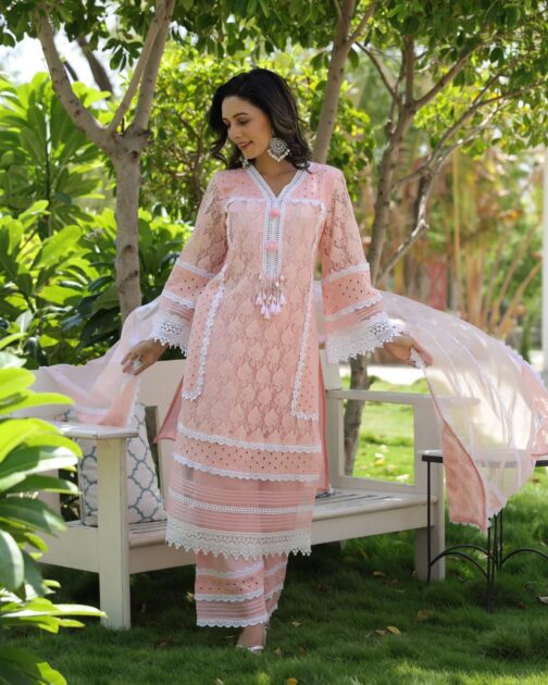 Pure Cotton Designer Pakistani Suit