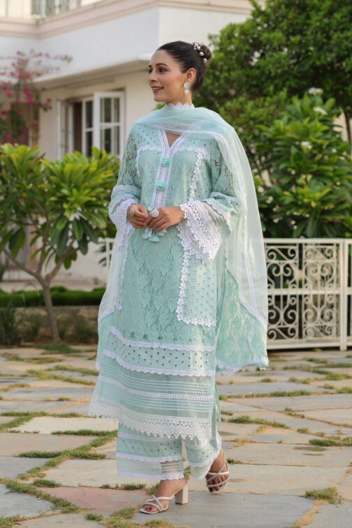 Pure Cotton Designer Pakistani Suit