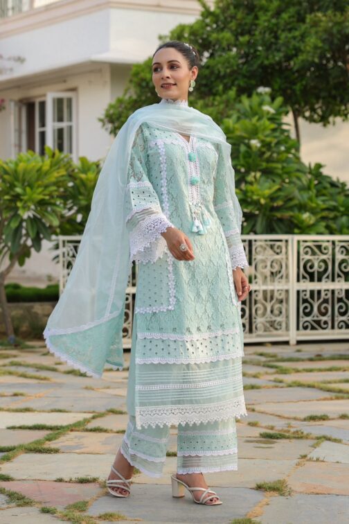 Pure Cotton Designer Pakistani Suit